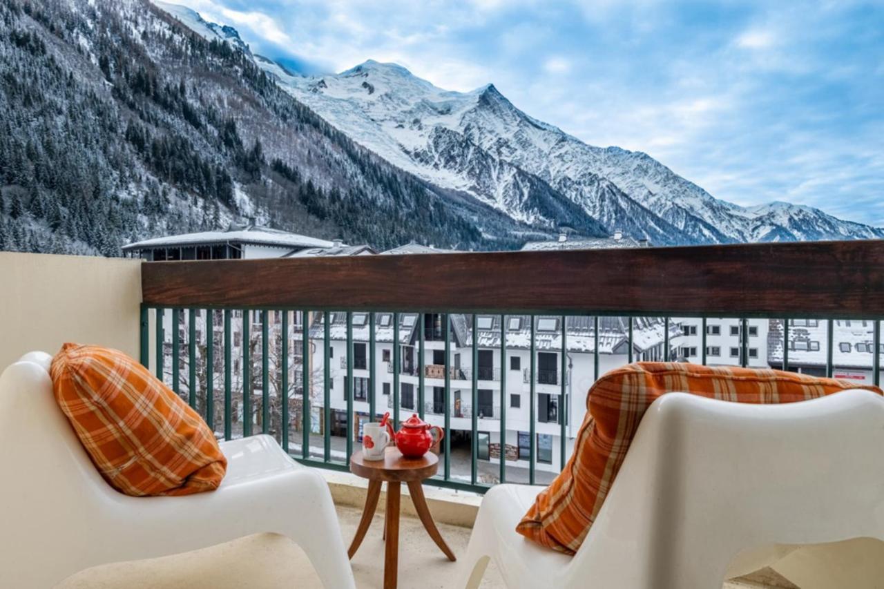 Apartment With Balcony And Mountain View Chamonix Zewnętrze zdjęcie