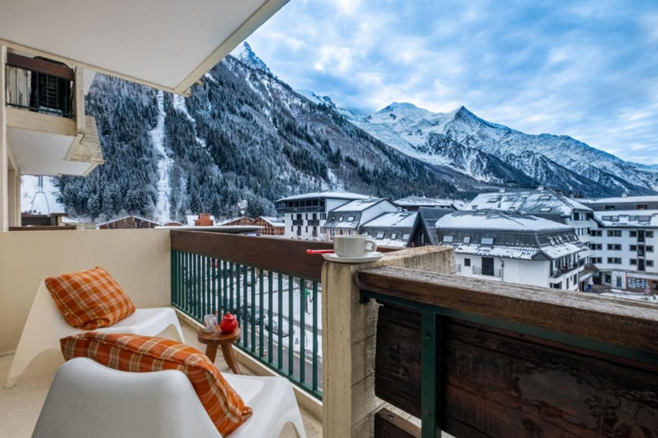 Apartment With Balcony And Mountain View Chamonix Zewnętrze zdjęcie